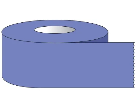Shamrock Scientific - ST-12-13 - Blank Label Tape Shamrock Multipurpose Label Blue Tape 1/2 X 500 Inch