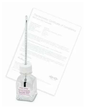 Pantek Technologies - Enviro-Safe - 13201462 - Liquid-In-Glass Thermometer Enviro-Safe Celsius -30° To +1°c Partial Immersion Free-Standing Does Not Require Power