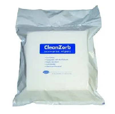 Connecticut Clean Room - From: CR12-150 To: CR9-300  CCRCCleanroom Wipe CCRC ISO Class 7 White NonSterile Cellulose / Polyester 12 X 12 Inch Disposable