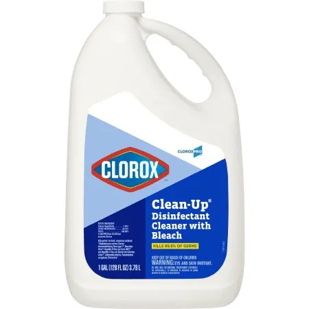 Clorox - From: 35420 To: 35420 - Pro Clean Up with Bleach  Pro Clean Up with Bleach Surface Disinfectant Cleaner Refill Manual Pour Liquid 1 gal. Jug Chlorine Scent NonSterile
