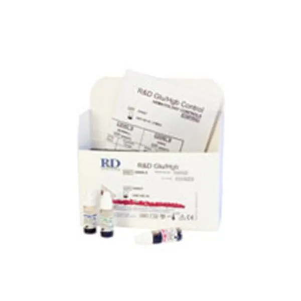 Hemocue - R & D Glu/Hgb Dual Control - GH00H - Control R & D Glu/Hgb Dual Control Blood Glucose / Hemoglobin High Level 6 X 1.5 mL