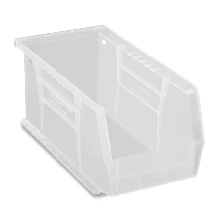 Uline - S-12415C - Stackable Storage Bin Uline Clear Plastic 5 X 5-1/2 X 11 Inch