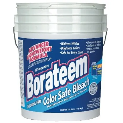 Lagasse - Borateem Color Safe Bleach - DIA00145 - Laundry Detergent Borateem Color Safe Bleach 17.5 lbs. Pail Powder Floral Scent
