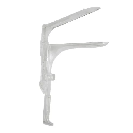 McKesson - 210 - Vaginal Speculum Graves NonSterile Office Grade Plastic Medium Double Blade Duckbill Disposable Without Light Source Capability