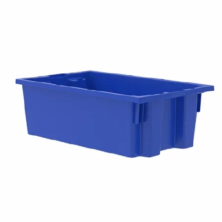 Akro-Mils - Nest & Stack - 35180BLUE - Storage Tote Nest & Stack Blue Industrial Grade Polymers 6 X 11 X 18 Inch