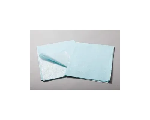 TIDI Products - 918213 - Drape Sheet, Tissue/ Poly, 30" x 48", Blue, 100/cs