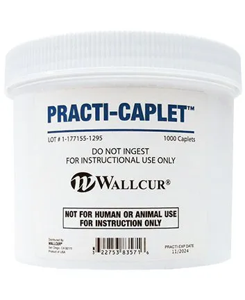 Wallcur - Practi-Caplet - 670PC - PRACTI MEDS  CAPLET (1000/BX) D/S