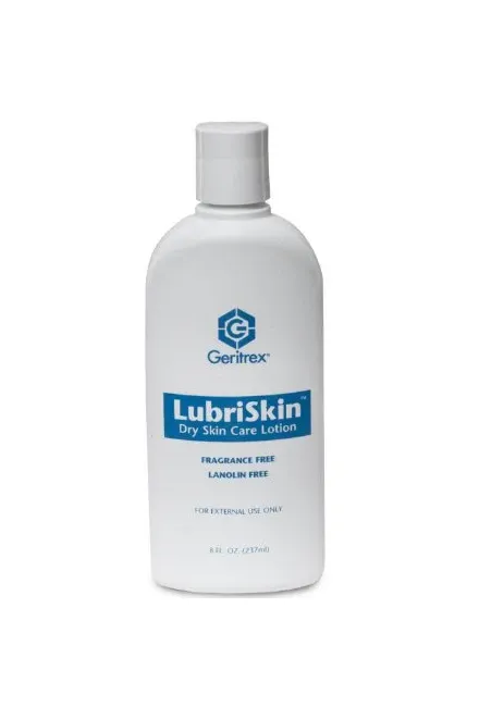 Geritrex - Lubriskin - 92771081008 - Hand and Body Moisturizer Lubriskin 8 oz. Bottle Unscented Lotion