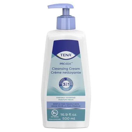 Essity Health & Medical Solutions - TENA ProSkin - 64430 - Essity  Rinse Free Body Wash  Cream 16.9 oz. Pump Bottle Mild Scent