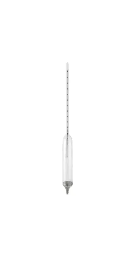 Fisher Scientific - Fisherbrand ASTM - 116034H - Fisherbrand Astm Specific Gravity Hydrometer 330 Mm, 275 Ml, 89h Astm Number, 0.0005 Increments, 1 To 1.05 Specific Gravity Range, 60°f Temperature Of Standardization, Astm E126 Certifications