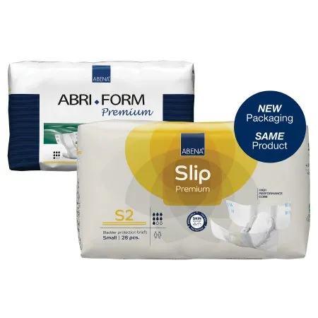 Abena - Abri-Form Premium S2 - 43055 - Abri Form Premium S2 Unisex Adult Incontinence Brief Abri Form Premium S2 Small Disposable Heavy Absorbency