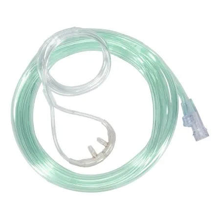 Sun Med - Salter-Style - 4707-10-10-25 - Etco2 Nasal Sampling Cannula With O2 Delivery One Nare O2 / One Nare Sampled Salter-Style Adult Curved Prong / Nonflared Tip