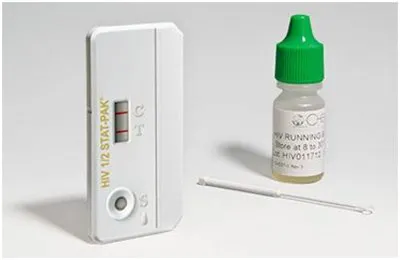 Chembio Diagnostic - STAT-PAK - 60-9505-1 - Sexual Health Test Kit STAT-PAK HIV-1/2 20 Tests CLIA Waived Sample Dependent