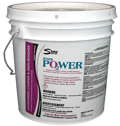 State Cleaning Solutions - State Power - 121577 - Laundry Detergent State Power 7 lbs. Pail Powder Scented