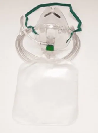 Salter Labs - 8130-7-50 - Adult Oxygen Mask w/Soft Anatomical Form,Each