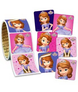 Medibadge - Disney - VL133 - Disney 100 Per Roll Sofia The First Sticker 1-5/8 Inch