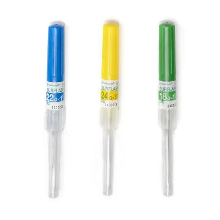 Terumo Medical - SurFlash - SRFF2025 - Peripheral IV Catheter SurFlash 20 Gauge 1 Inch Without Safety