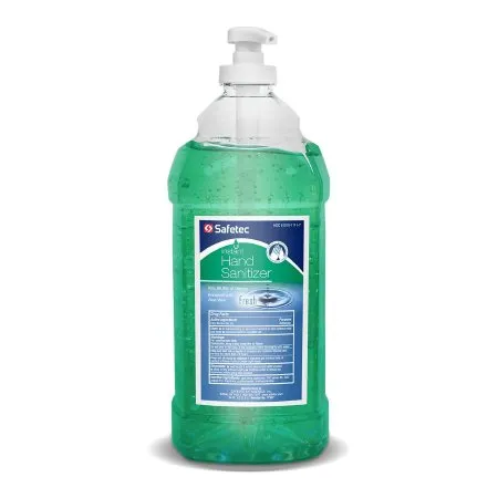 Safetec of America - 17357 - Hand Sanitizer With Aloe Safetec 64 Oz. Ethyl Alcohol Gel Pump Bottle