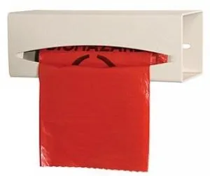 Alimed - 2970014551 - Bag Dispenser Quartz Beige Abs Plastic Manual Pull One Roll Wall Mount