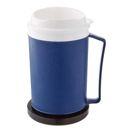Patterson medical - 081601400 - Drinking Mug 12 oz. Blue Plastic Reusable