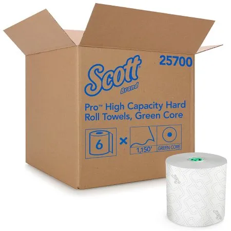 Kimberly Clark - Scott MOD Green - 25700 - Paper Towel Scott MOD Green High Capacity Hardwound Roll 7-1/2 Inch X 1150 Foot