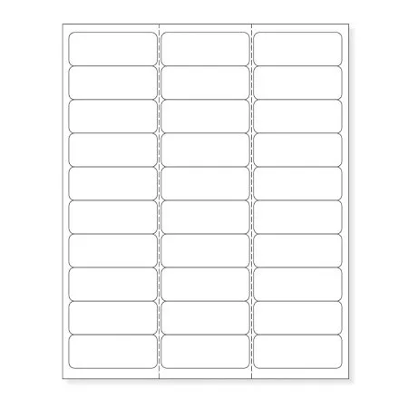 PDC Healthcare - WBW1258 - Blank Label Pdc Chart Tab White Paper 1 X 2-5/8 Inch