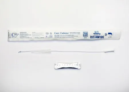 Convatec - HM12C - Catheter Male Hydrophilic Coated Single-Use 16" Coude Tip 12FR 30-bx 10 bx-cs -Continental US Only-