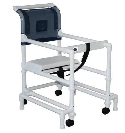 MJM International - 400 Series - WT-418-OR-3 - Walker Chair Adjustable Height 400 Series PVC Frame 300 lbs. Weight Capacity 20-1/4 to 24-3/4 Seat Height