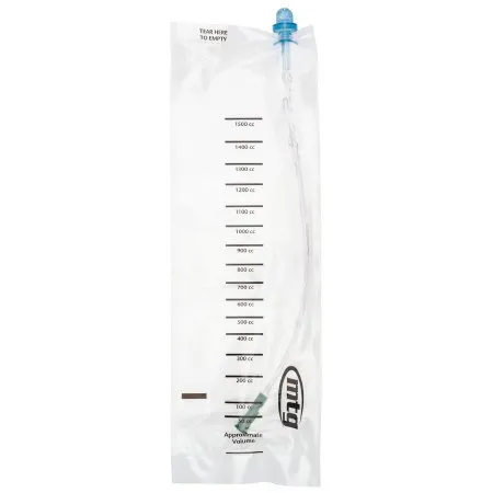 HR Pharmaceuticals - MTG Instant Cath - 12114 -  Intermittent Catheter Tray  Firm Straight Tip 14 Fr. Without Balloon Silicone
