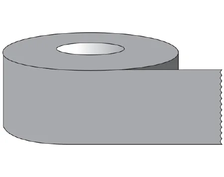 Shamrock Scientific - ST-12-19 - Blank Label Tape Shamrock Multipurpose Label Silver Tape 1/2 X 500 Inch