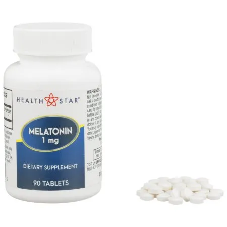 Geri-Care Pharmaceuticals - 884-09-GCP - Natural Sleep Aid Mckesson Brand 90 Per Bottle Tablet 1 Mg Strength