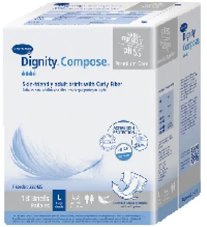 Hartmann - Dignity Compose - 222427 - Unisex Adult Incontinence Brief Dignity Compose 2X-Large Disposable Heavy Absorbency