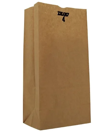 RJ Schinner Co - Duro - 18404 - Grocery Bag Duro Brown Kraft Recycled Paper 4