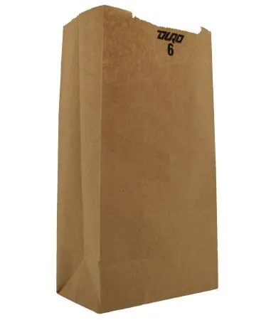 RJ Schinner Co - Duro - 18406 - Grocery Bag Duro Brown Kraft Recycled Paper #6