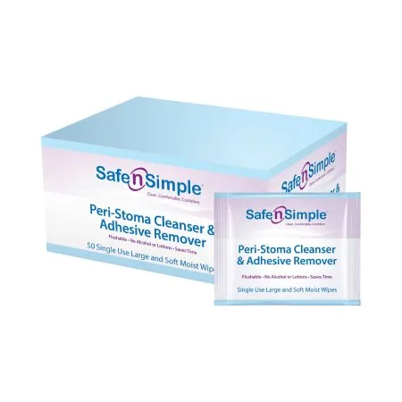 Safe n Simple - SNS00550 - Adhesive Remover Wipe 1 per Pack
