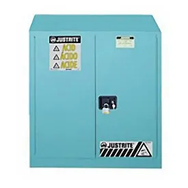 Global Industrial - Justrite - 942770 - Acid Corrosive Cabinet Justrite Steel 2 Adjustable Shelves