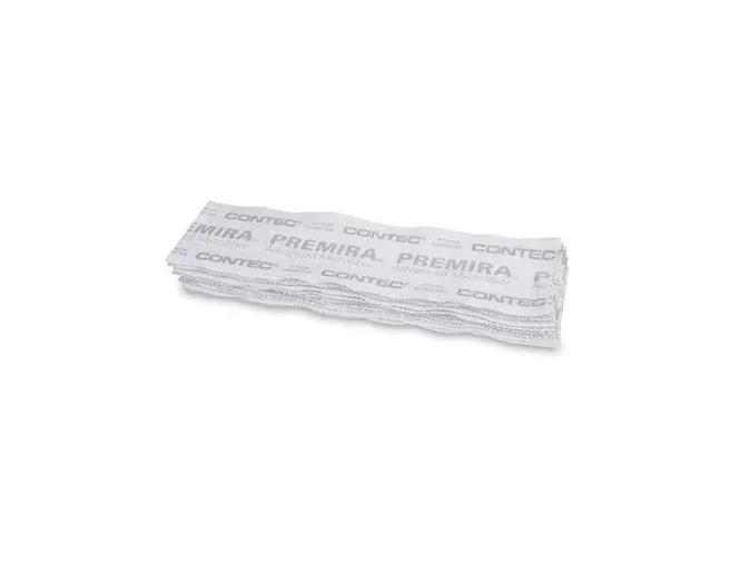 Contec - HCPM2002 - Wet Mop Pad Contec Premira Ii White Microfiber Disposable