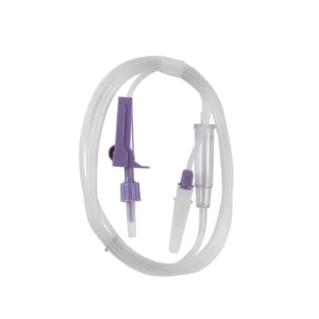 Amsino - AMSure - ENF1004K - International  Enteral Feeding Pump Spike Set with ENFit Connector  PVC NonSterile ENFit Connector