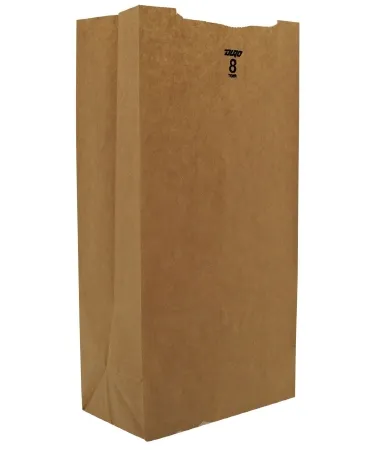 RJ Schinner Co - Duro - 18408 - Grocery Bag Duro Brown Kraft Recycled Paper 8