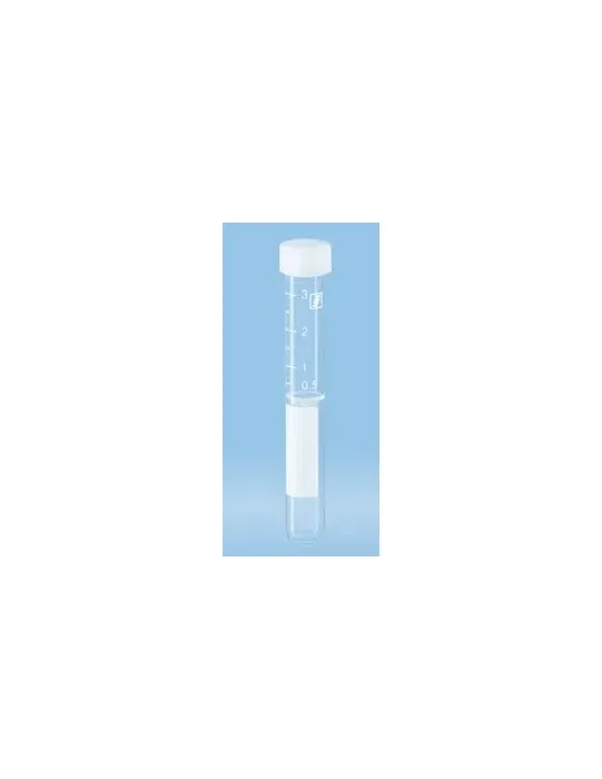 Sarstedt - 62.617 - Venous Blood Collection Tube Plain 3.5 mL Screw Cap Polypropylene Tube