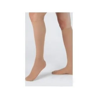 Carolon - Health Support - 200512 - Compression Stocking Health Support Knee High Size E / Short Beige Closed Toe