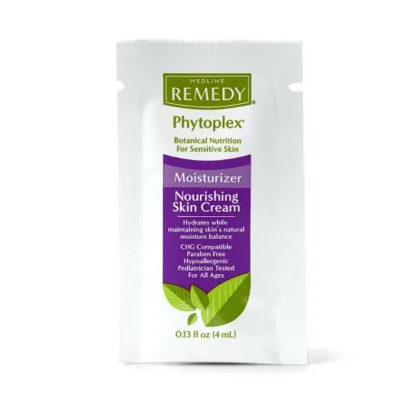 Medline - Remedy Phytoplex - MSC092402PACK - Hand and Body Moisturizer Remedy Phytoplex 0.13 oz. Individual Packet Vanilla Scent Cream CHG Compatible