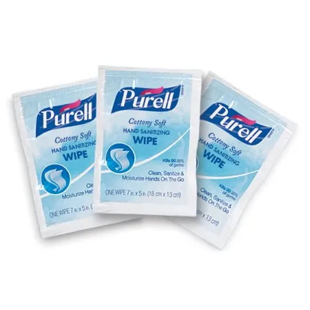 Gojo - Purell - 9026-1m - Hand Sanitizing Wipe Purell 1,000 Count Ethyl Alcohol Wipe Individual Packet