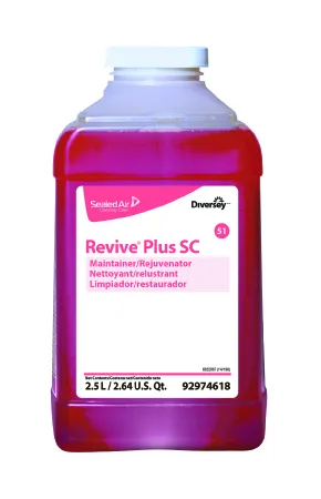Lagasse - Diversey Revive Plus SC - DVS92974618 - Floor Cleaner Diversey Revive Plus SC Liquid 2.5 Liter Bottle Citrus Scent Manual Pour