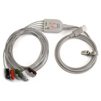 Philips Healthcare - 989803143201 - Leadwire 2.5mm, 5-leads, Latex-free, Multi-patient Use