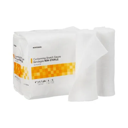 McKesson - From: 16-010 To: 16-014 - Conforming Bandage 6 Inch X 4 1/10 Yard 6 per Pack NonSterile Roll Shape