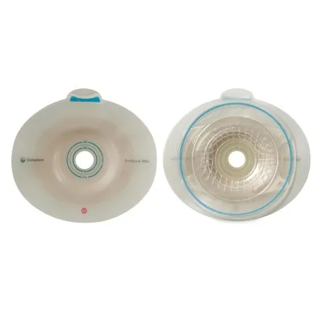 Coloplast - From: 16471 To: 16951  SenSura Mio Flex Ostomy Barrier SenSura Mio Flex Trim to Fit  Extended Wear Elastic Adhesive 50 mm Flange Red Code System 15 to 30 mm Opening