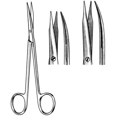 Sklar - 47-1351 - Dissecting Scissors Sklar Jameson 7 Inch Length Or Grade Nonsterile Curved