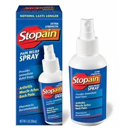 Mylan Pharmaceuticals - Stopain - 58952033308 - Topical Pain Relief Stopain 6% Strength Menthol Spray 8 oz.