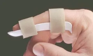 Alimed - 51-152/NA/MD - Finger Cot Splint Alimed Adult Medium Strap Closure Finger Beige / White
